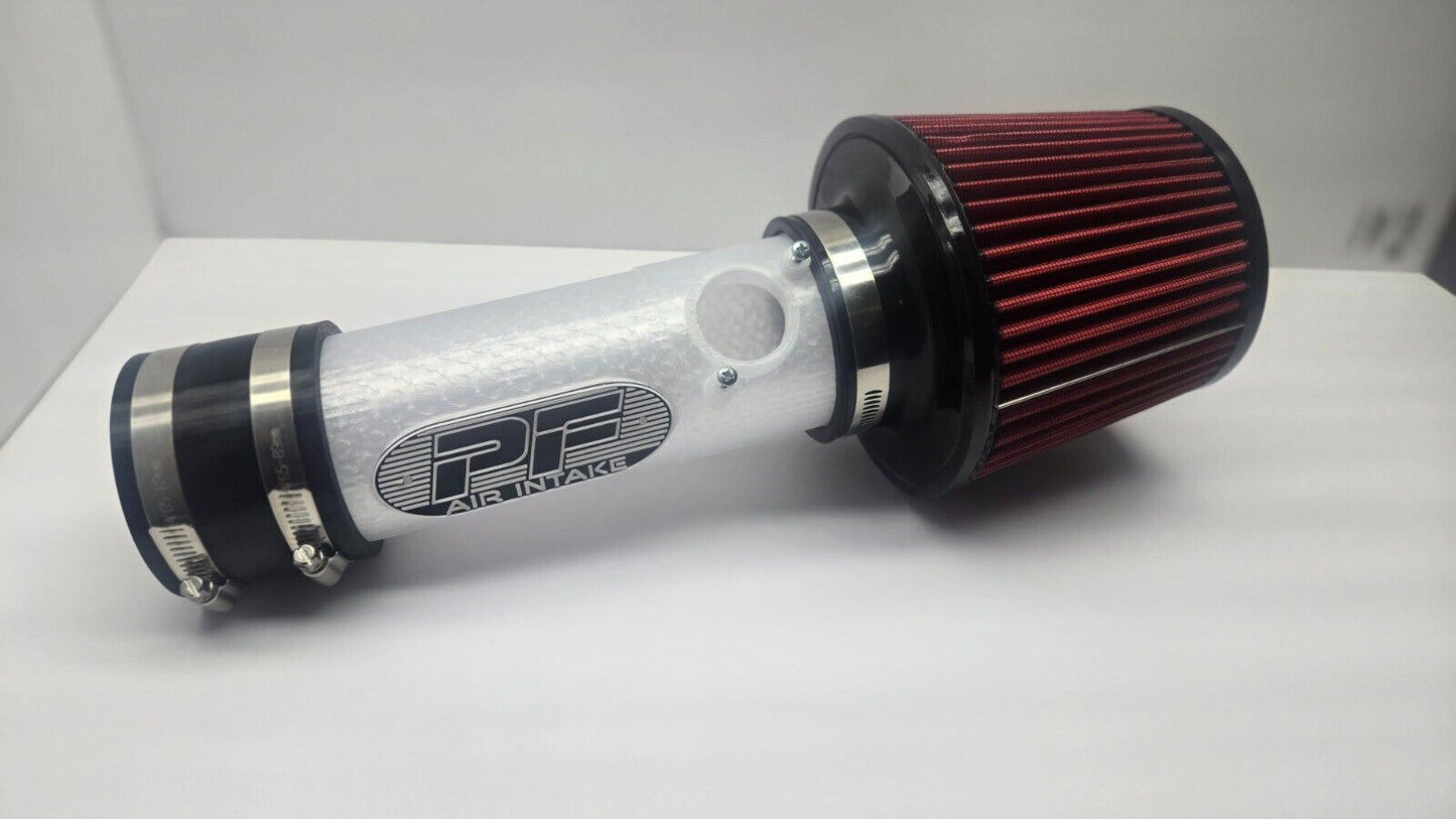 2018-2022 Honda Accord 1.5 T cold air intake system . Short ram crystal white e