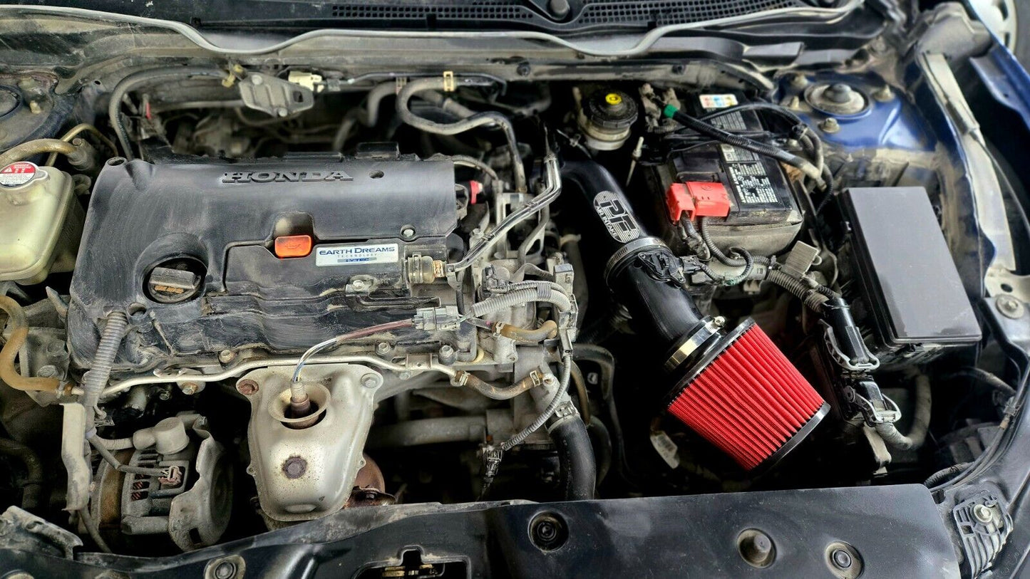 P-Flow Cold Air Intake System , short ram.  2016-2021 Honda Civic 2.0L Non-Turbo