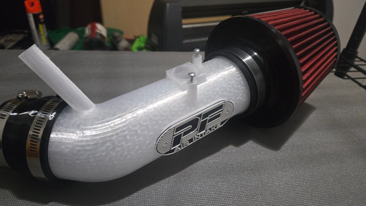 corolla 09-17 cold air intake , short ram filter crystal white edition